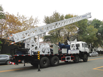 陜西省煤田地質局訂購我廠BZC600LCCA車載水井鉆機
